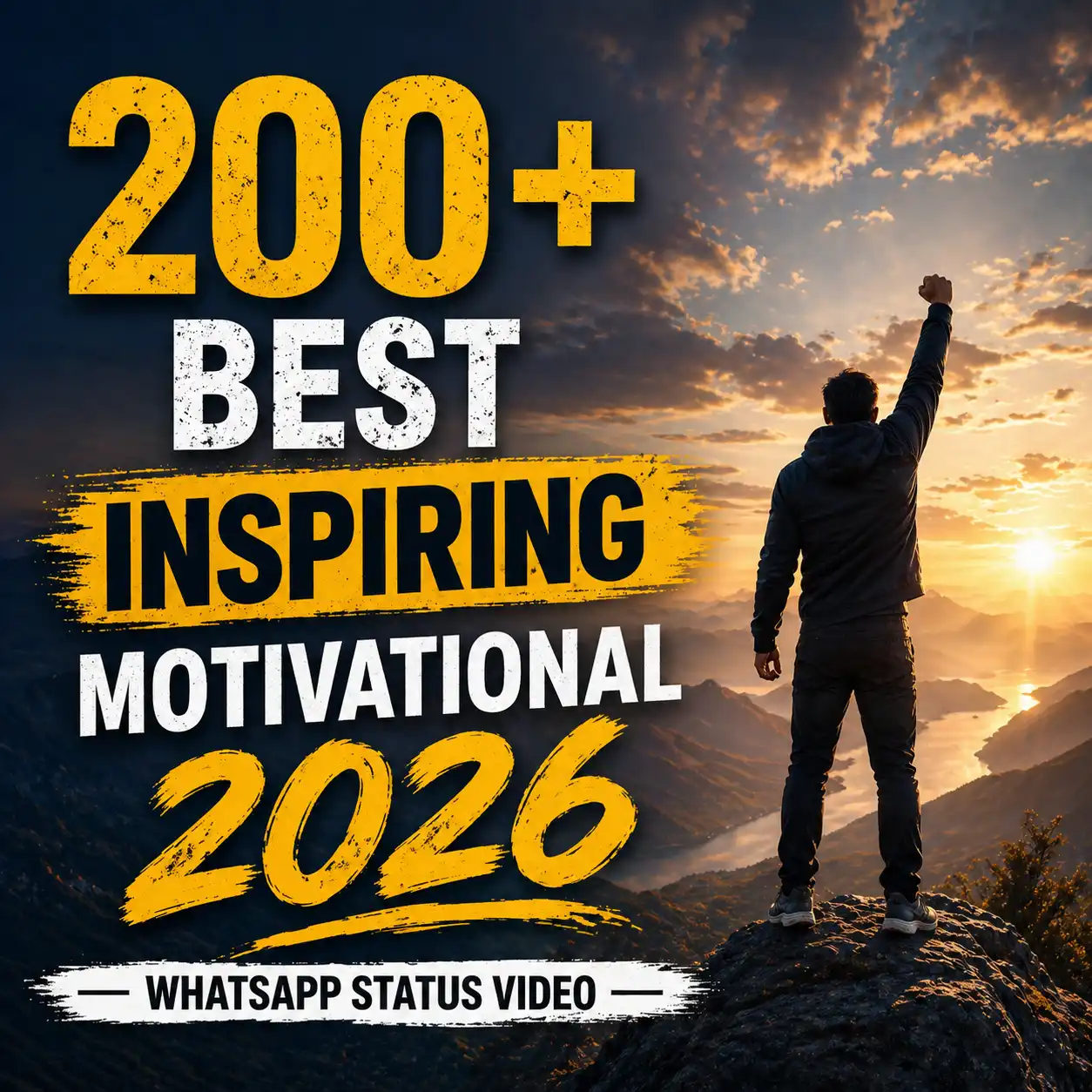 200+ Best Inspiring Motivational 2026 Whatsapp Status Video