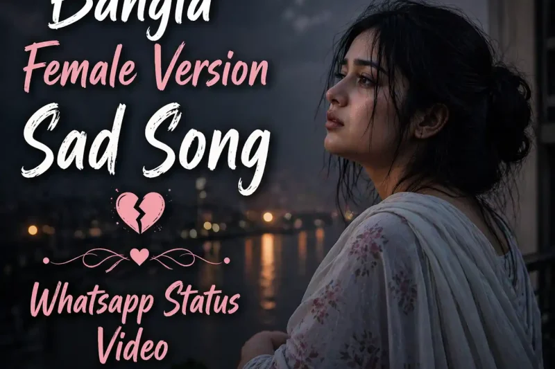 Bangla Female Version Sad Song Whatsapp Status Video