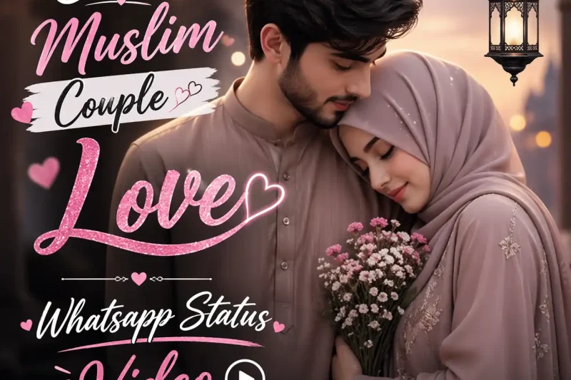 Cute Muslim Couple Love Whatsapp Status Video
