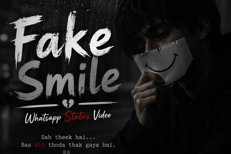 Fake Smile Whatsapp Status Video