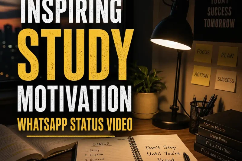 Inspiring Study Motivation Whatsapp Status Video