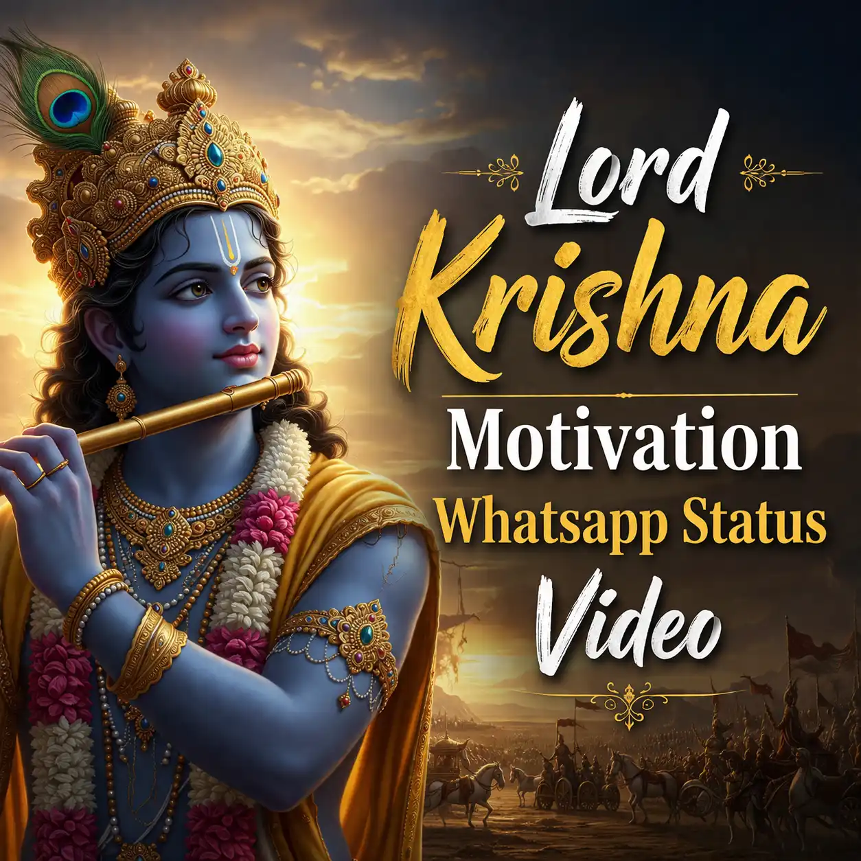 Lord Krishna Motivation Whatsapp Status Video