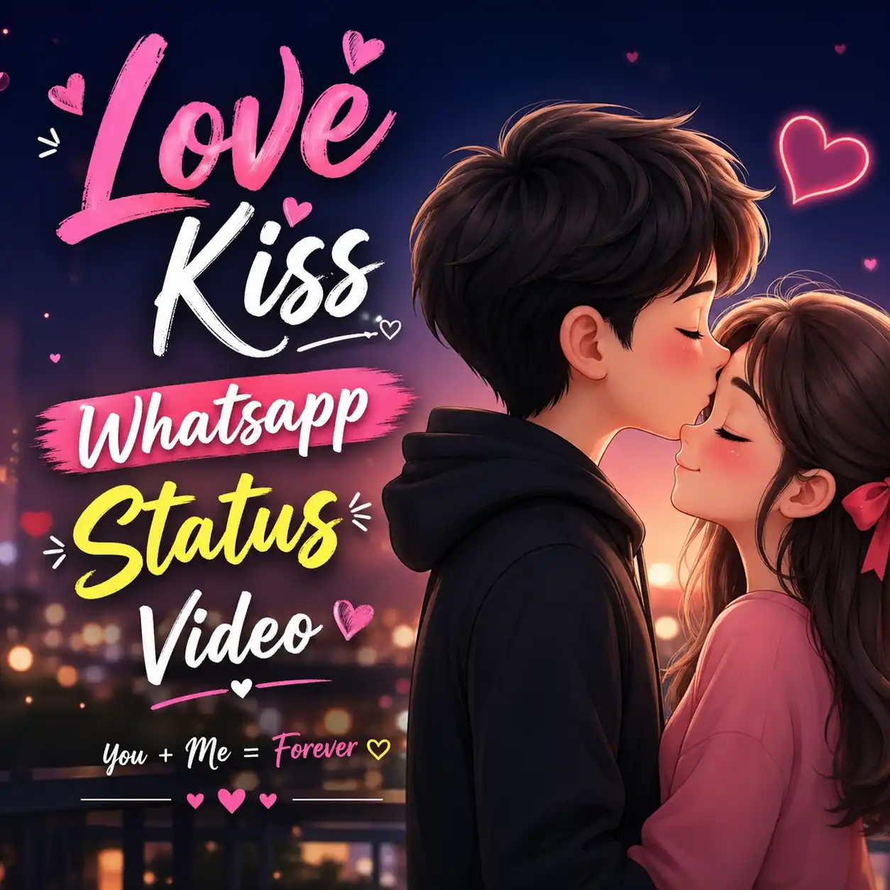 Love Kiss Whatsapp Status Video