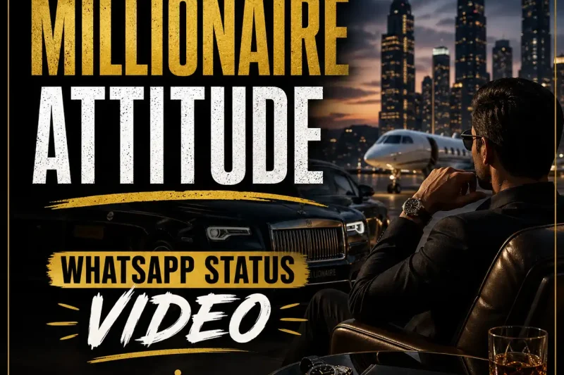 Millionaire Attitude Whatsapp Status Video