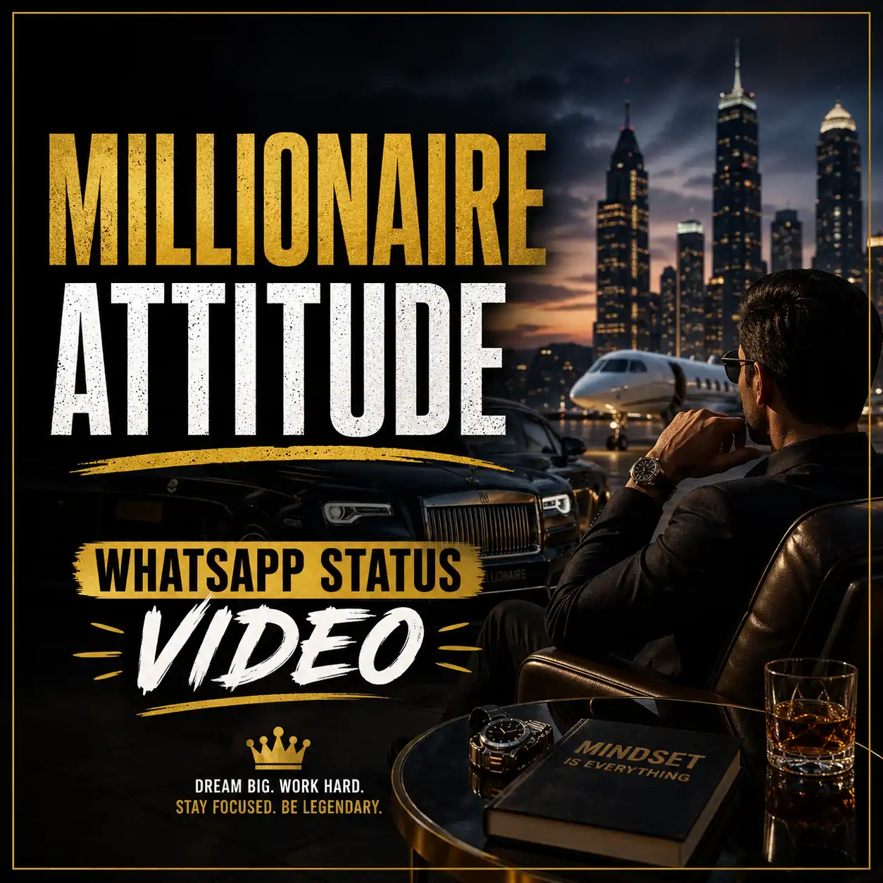 Millionaire Attitude Whatsapp Status Video
