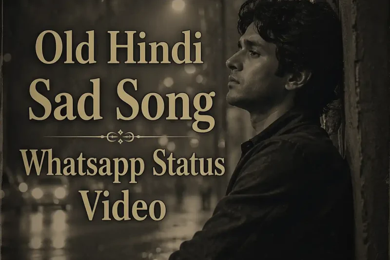 Old Hindi Sad Song Whatsapp Status Video