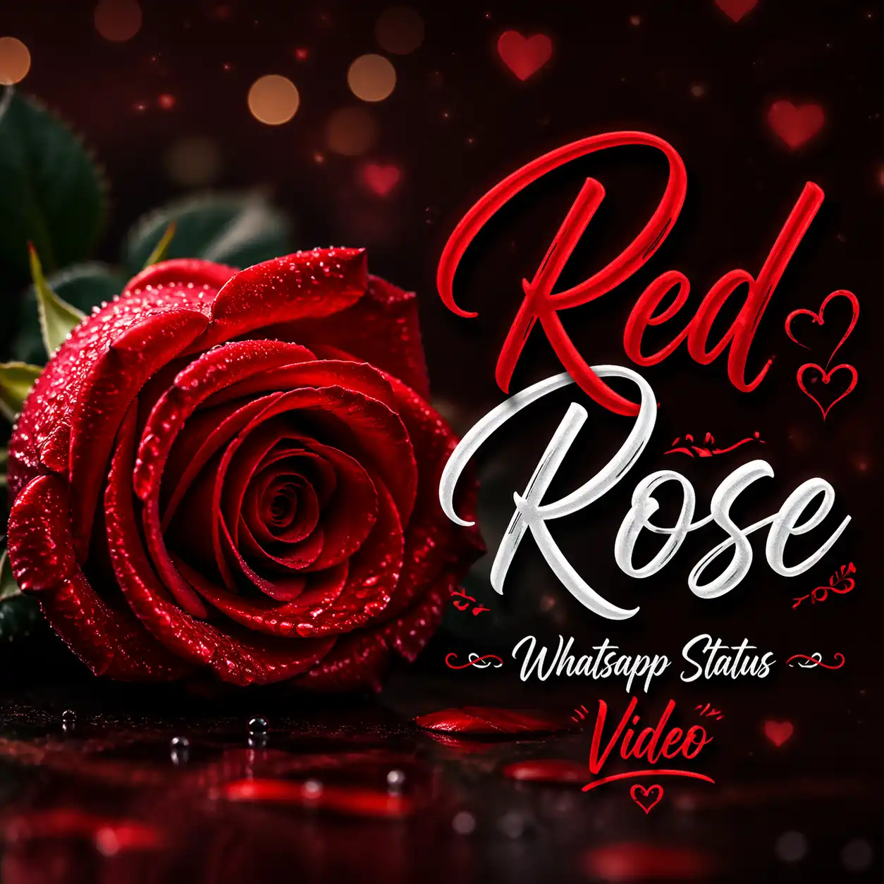 Red Rose Whatsapp Status Video