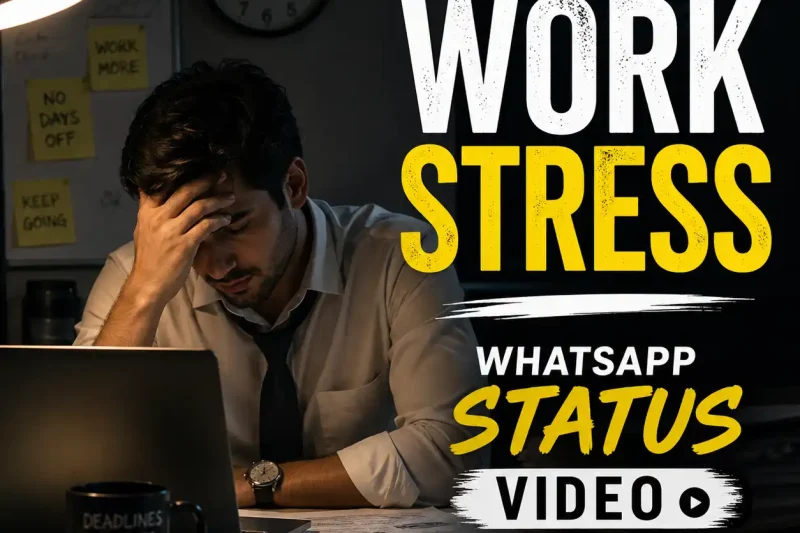 Work Stress Whatsapp Status Video