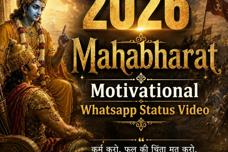 2026 Mahabharat Motivational Whatsapp Status Video