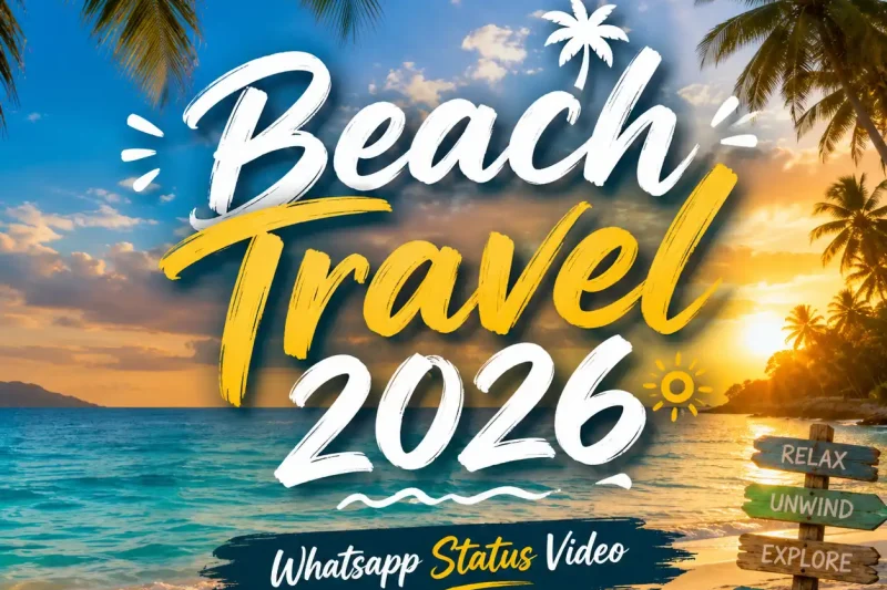 Beach Travel 2026 Whatsapp Status Video