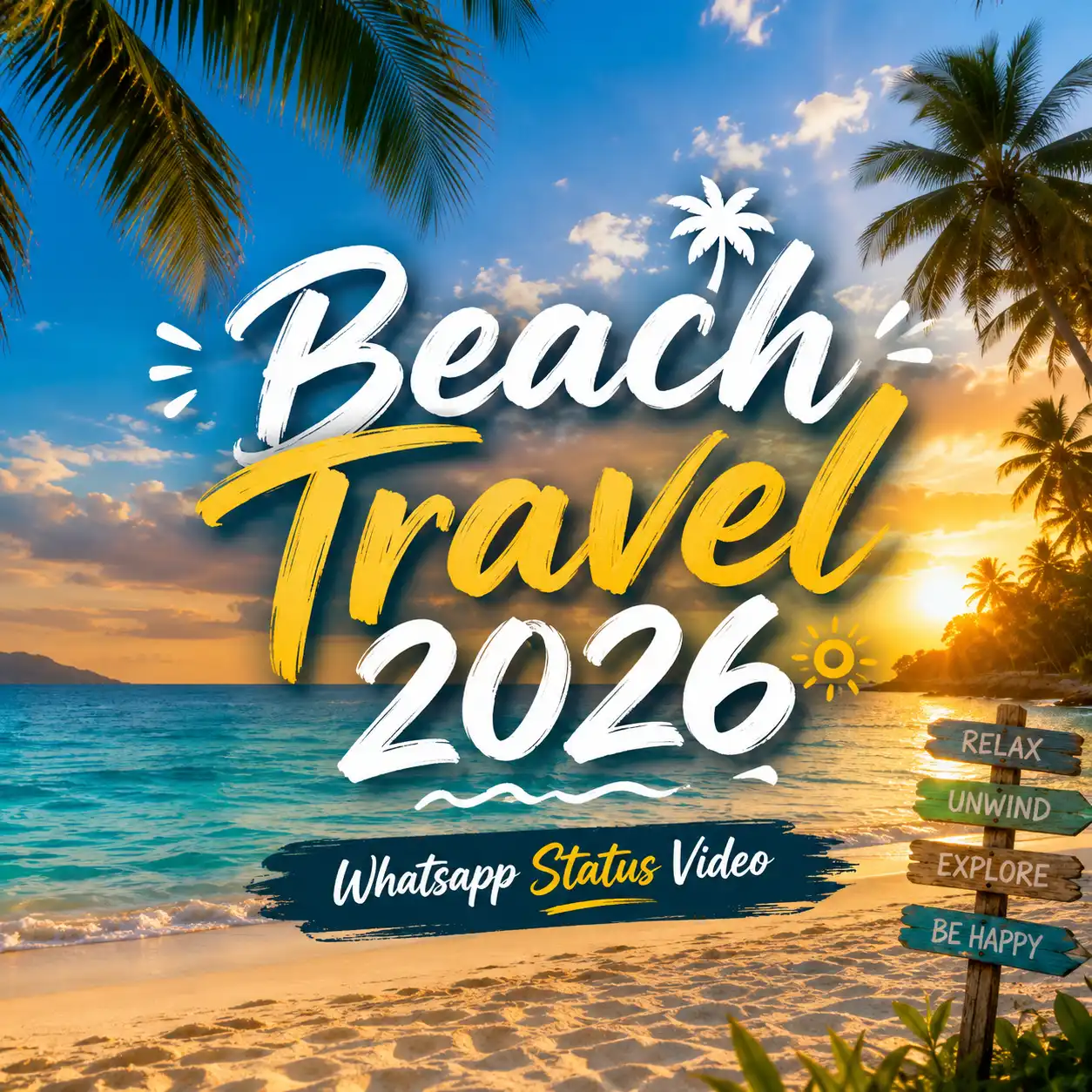 Beach Travel 2026 Whatsapp Status Video