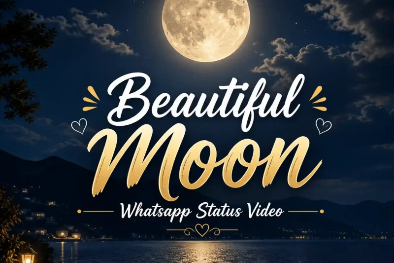Beautiful Moon Whatsapp Status Video