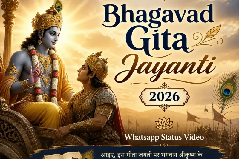 Bhagavad Gita Jayanti 2026 Whatsapp Status Video