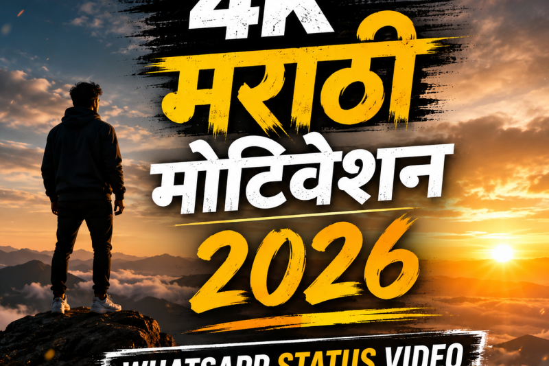 4k Marathi Motivation 2026 Whatsapp Status Video