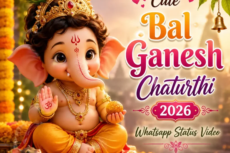 Ganesh Utsav 2026 Whatsapp Status Video