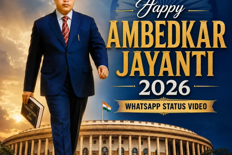 Happy Ambedkar Jayanti 2026 Whatsapp Status Video