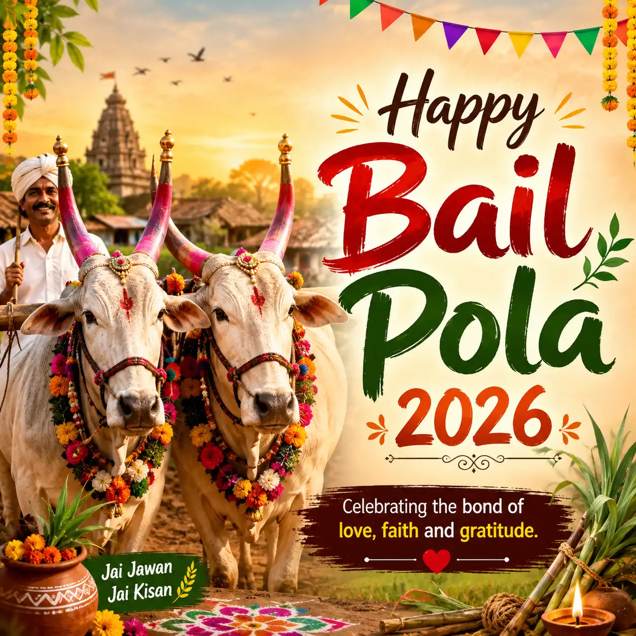 Happy Bail Pola 2026 Whatsapp Status Video