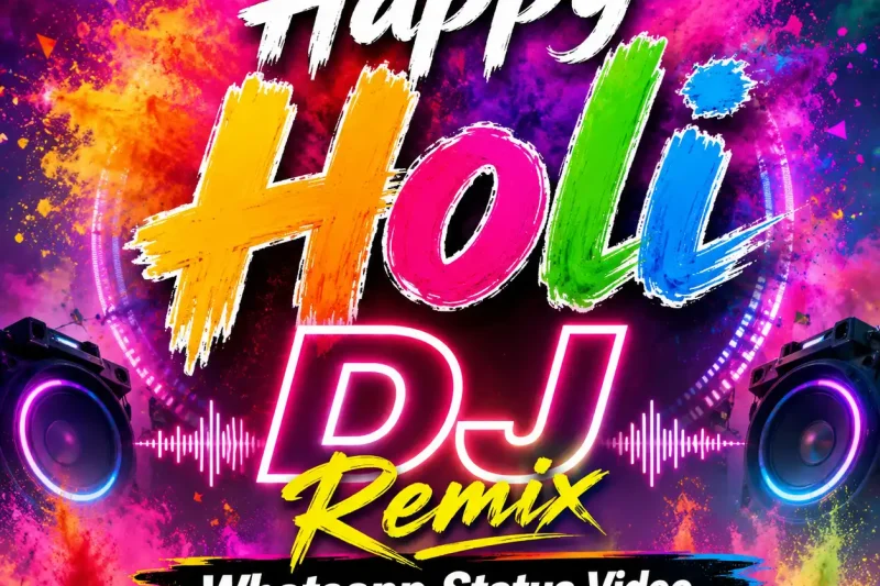Happy Holi DJ Remix Whatsapp Status Video