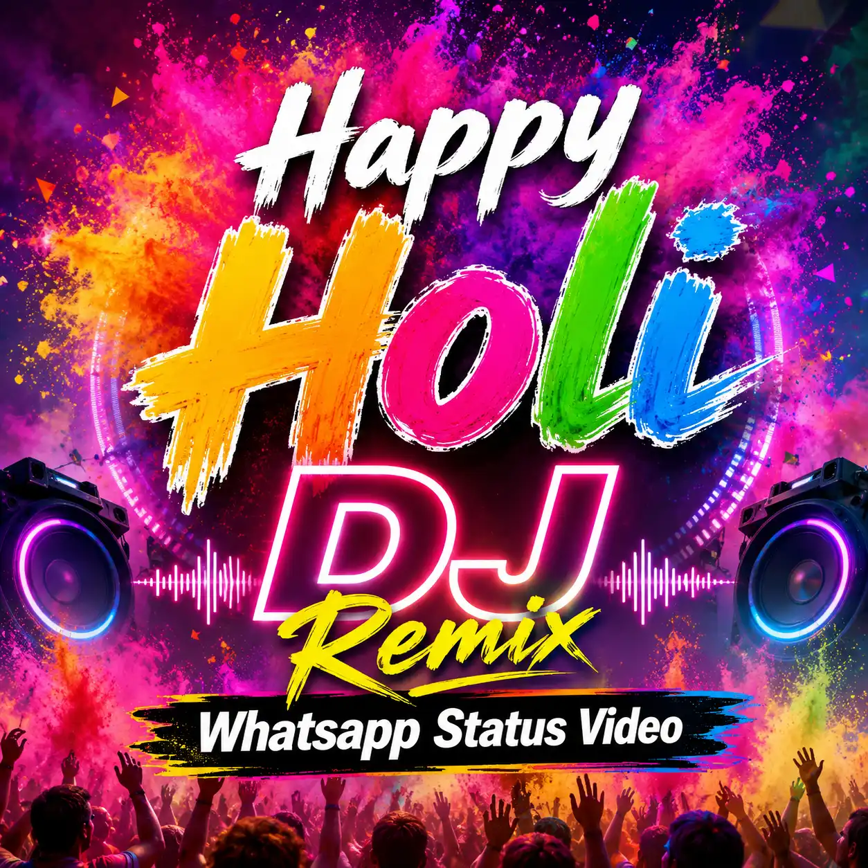 Happy Holi DJ Remix Whatsapp Status Video