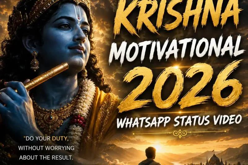 Krishna Motivational 2026 Whatsapp Status Video