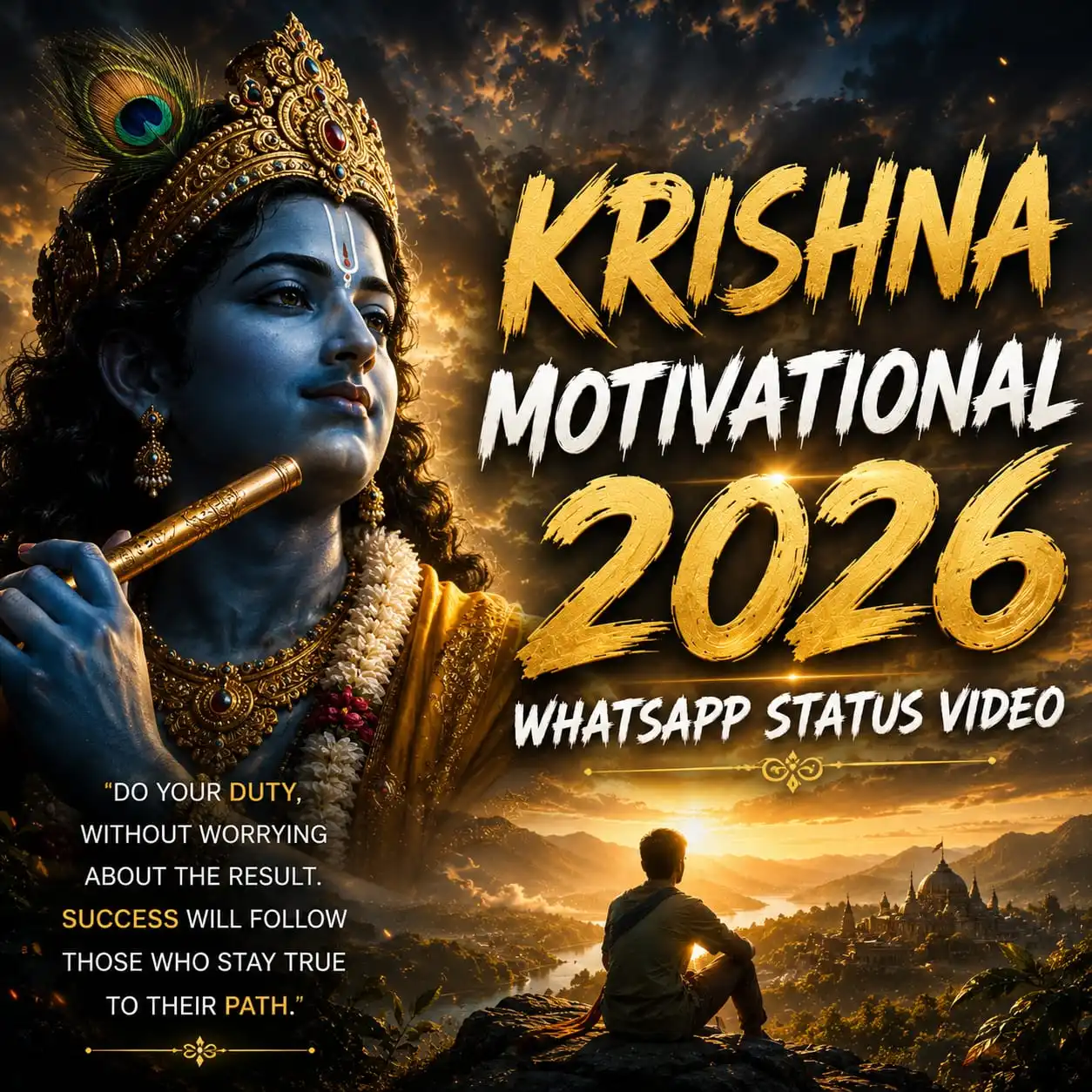 Krishna Motivational 2026 Whatsapp Status Video
