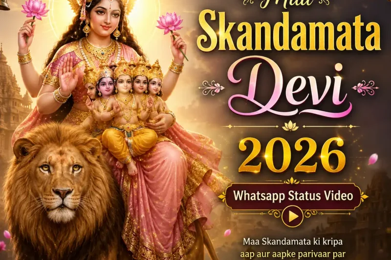 Maa Skandamata Devi 2026 Whatsapp Status Video