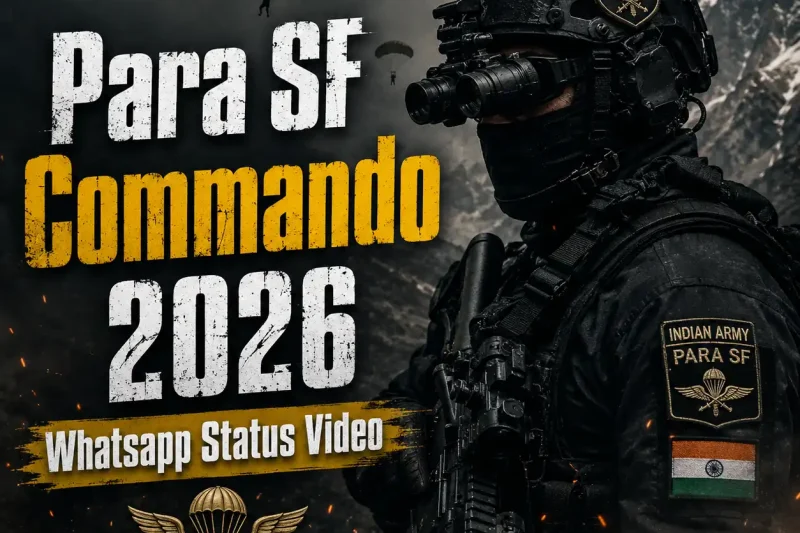 Para SF Commando 2026 Whatsapp Status Video