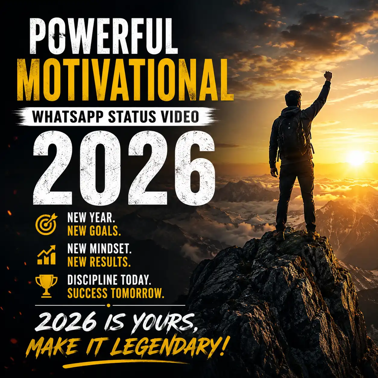 Powerful Motivational 2026 Whatsapp Status Video