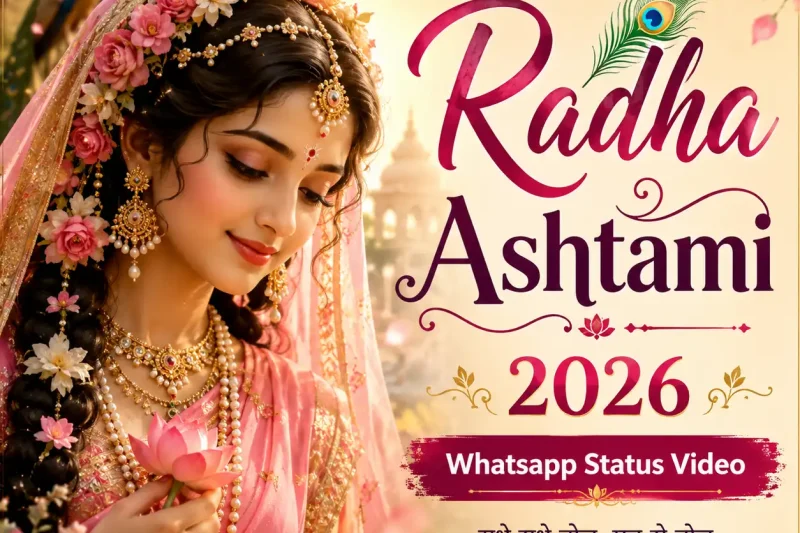 Radha Ashtami 2026 Whatsapp Status Video
