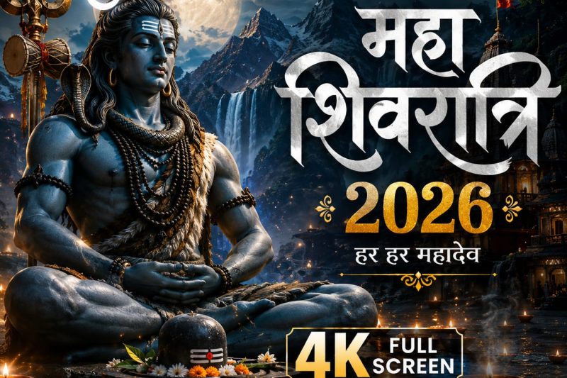 Maha Shivratri 2026 4K Full Screen Whatsapp Status Video