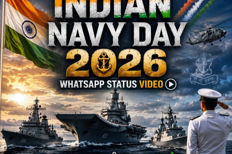 Indian Navy Day 2026 Whatsapp Status Video