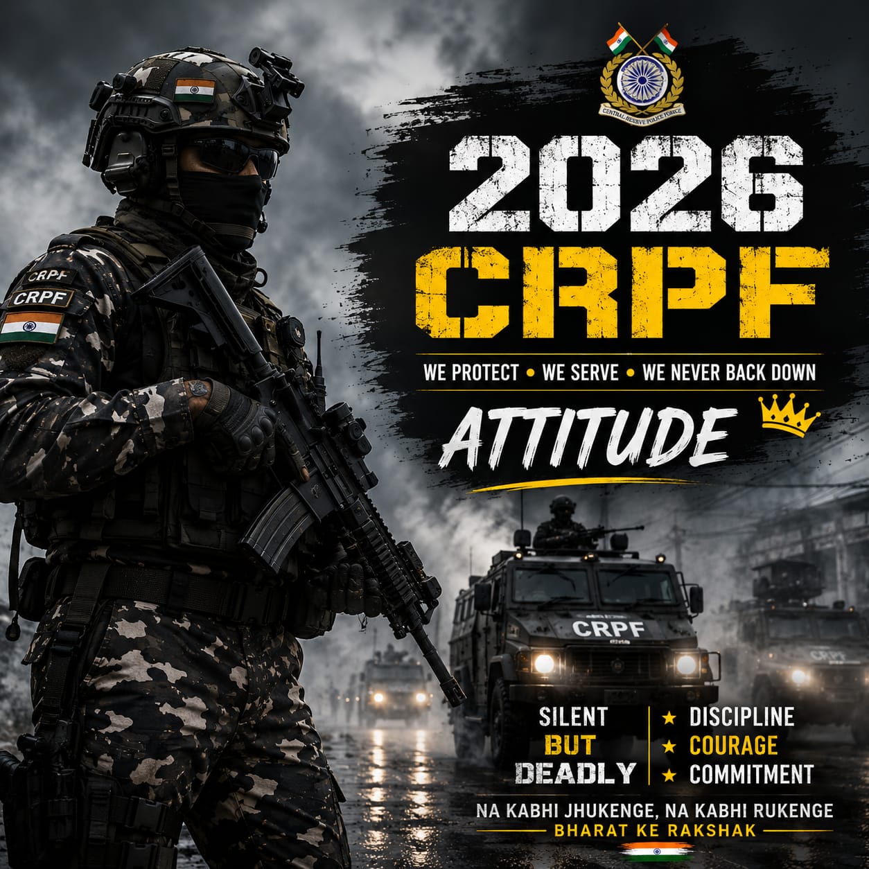 2026 CRPF Attitude Whatsapp Status Video