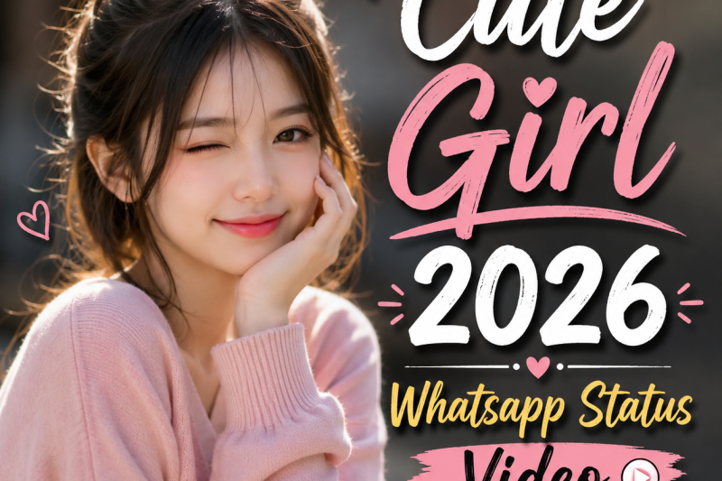 Cute Girl 2026 Whatsapp Status Video