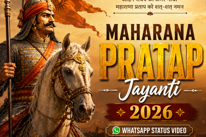 Maharana Pratap Jayanti 2026 Whatsapp Status Video