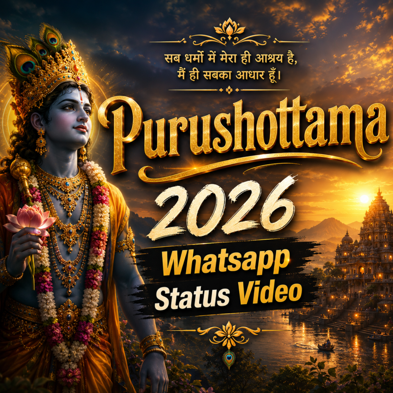 Purushottama 2026 Whatsapp Status Video