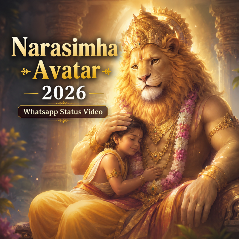 Narasimha Avatar 2026 Whatsapp Status Video