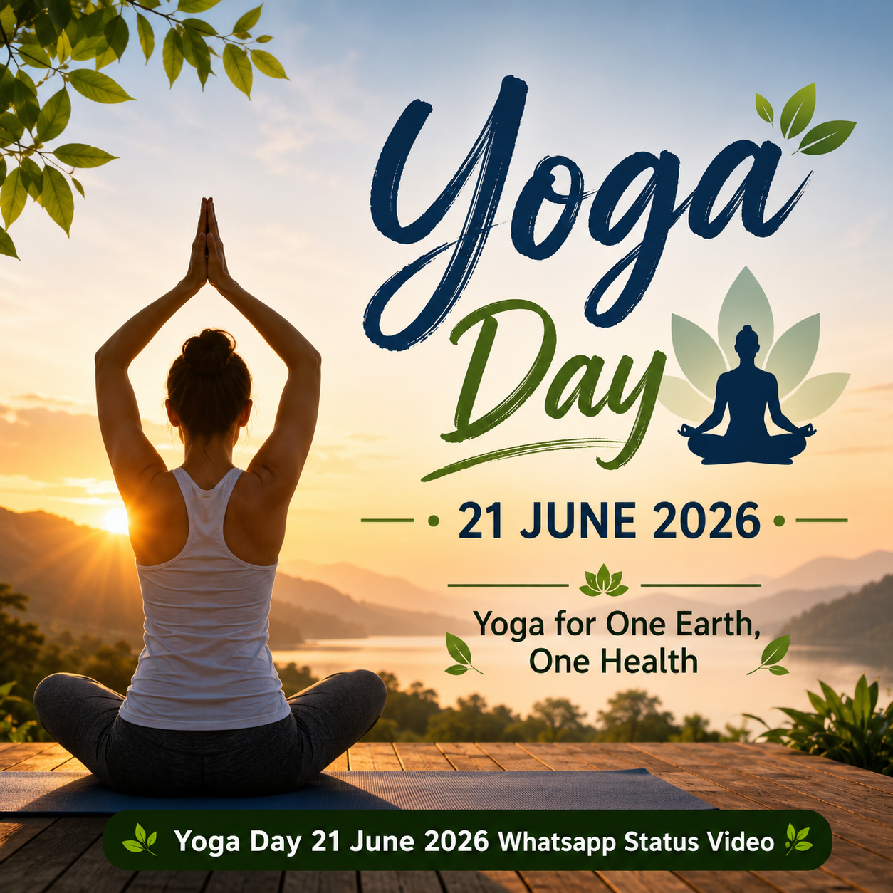 Yoga Day 21 June 2026 Whatsapp Status Video