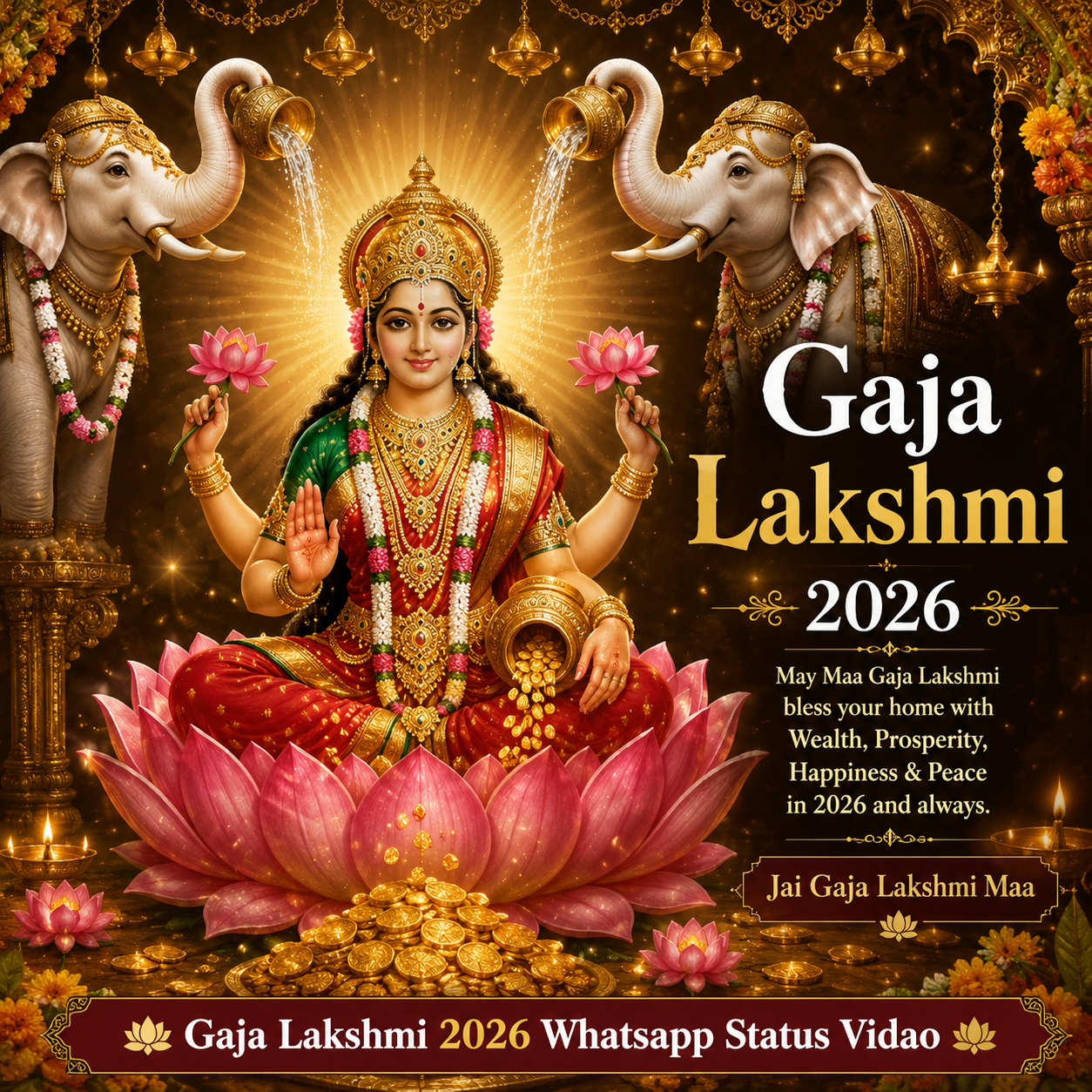 Gaja Lakshmi 2026 Whatsapp Status Vidao