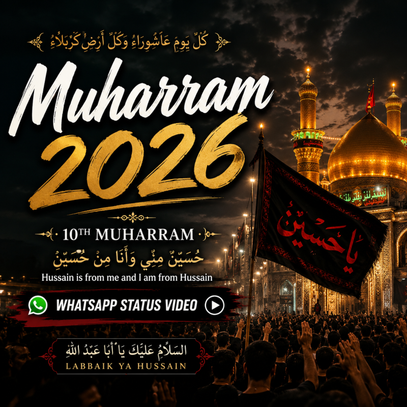 Muharram 2026 Whatsapp Status Video