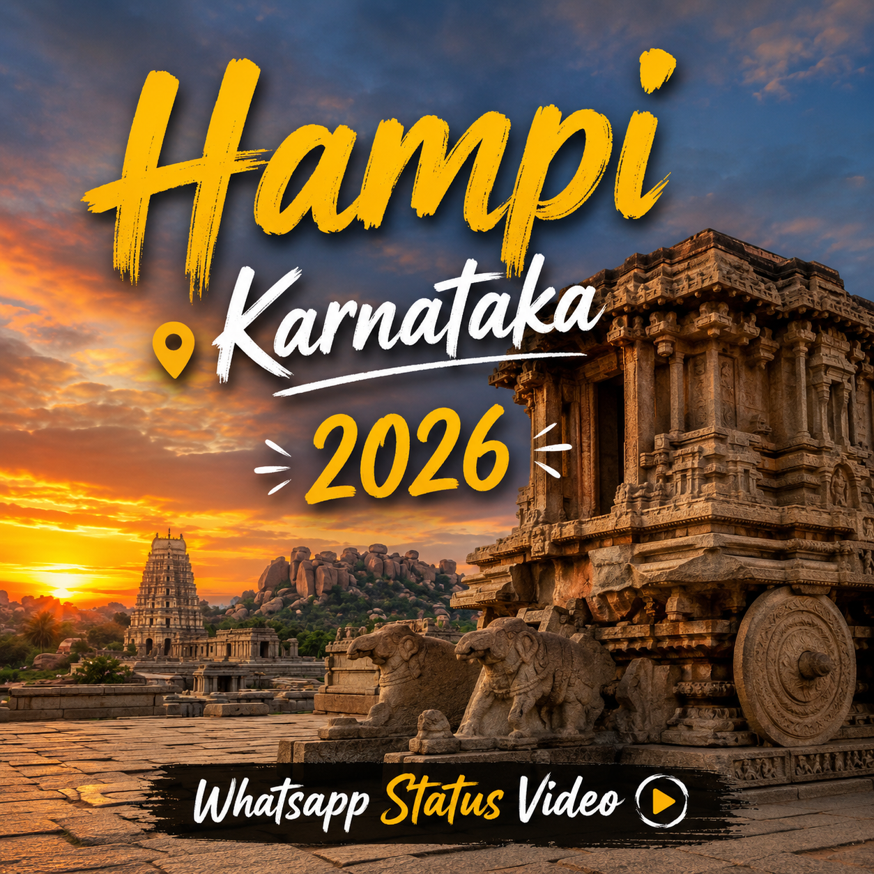 Hampi Karnataka 2026 Whatsapp Status Video