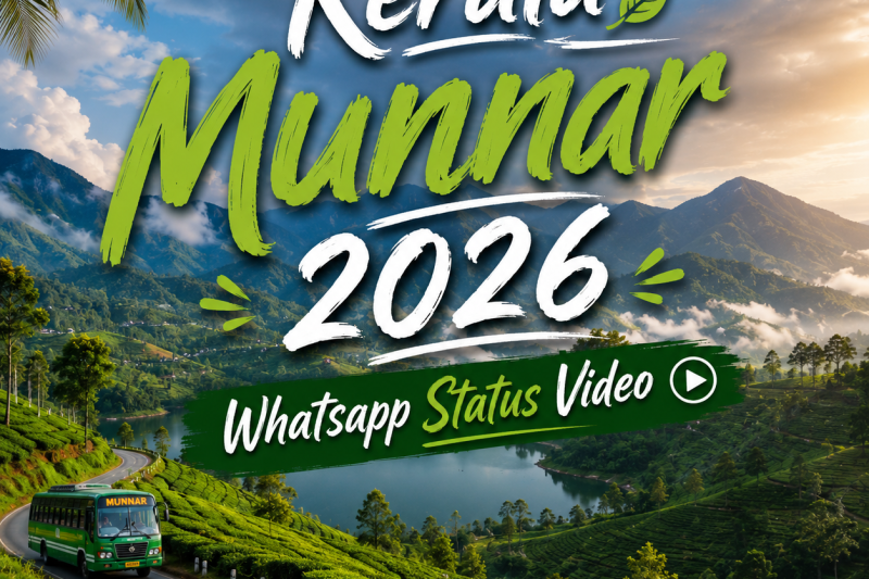 Kerala Munnar 2026 Whatsapp Status Video