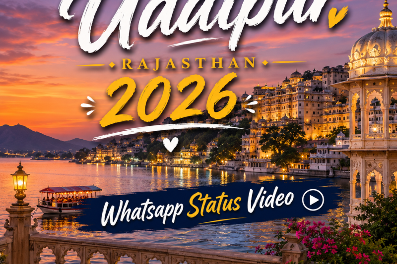 Udaipur Rajasthan 2026 Whatsapp Status Video