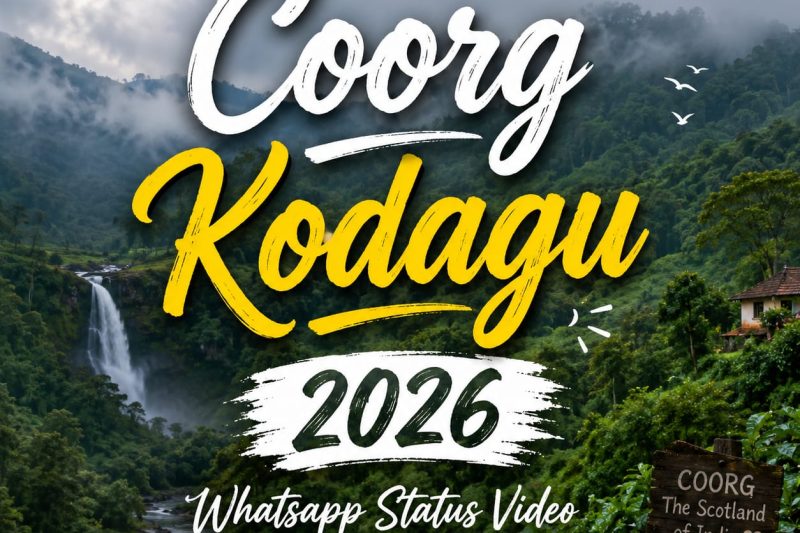 Coorg Kodagu 2026 Whatsapp Status Video