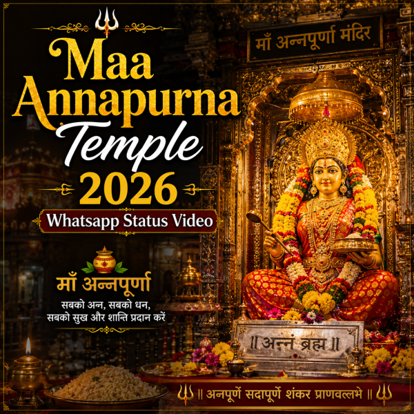 Maa Annapurna Temple 2026 Whatsapp Status Video