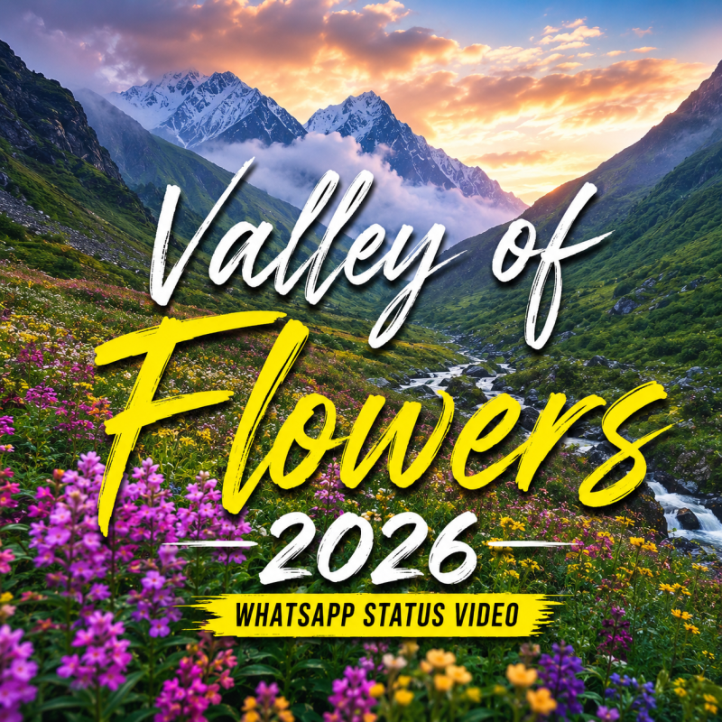 Valley of Flowers 2026 Whatsapp Status Video